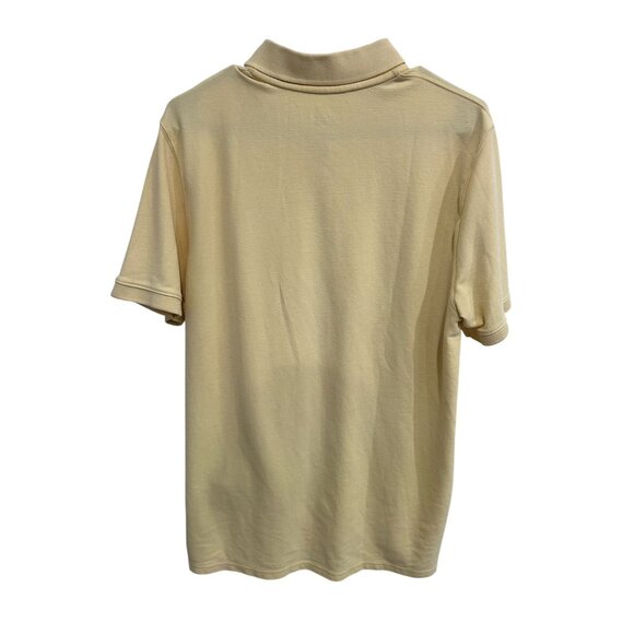 St. Johns Bay Mens Yellow Short Sleeve Polo Shirt Size Medium - Picture 2 of 9